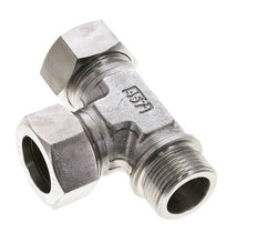 28L & G1'' Stainless Steel Right Angle Tee Cutting Fitting with Male Threads 160 bar ISO 8434-1