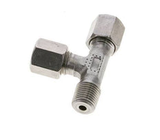 6S & R1/4'' Stainless Steel Right Angle Tee Cutting Fitting with Male Threads 630 bar ISO 8434-1