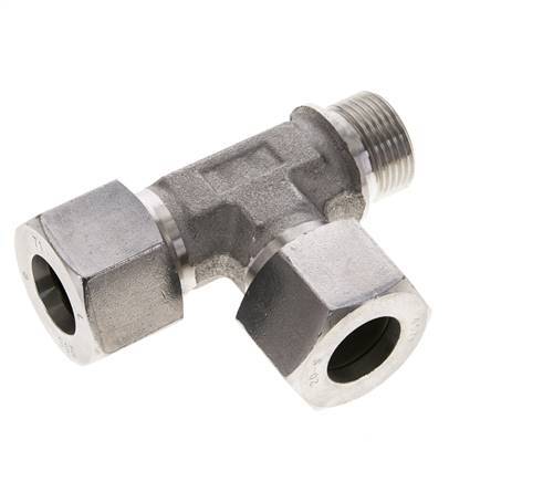 20S & G3/4'' Stainless Steel Right Angle Tee Cutting Fitting with Male Threads 400 bar ISO 8434-1