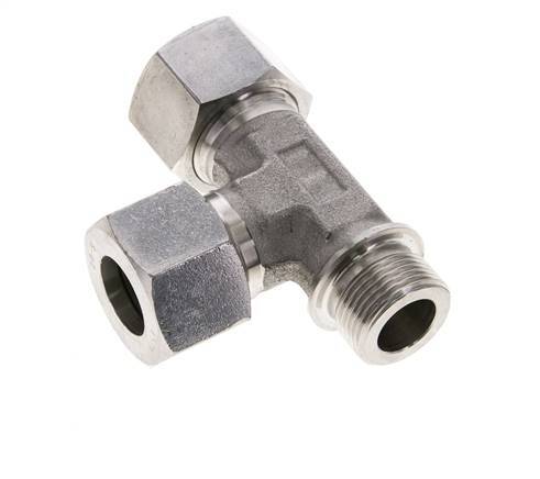 20S & G3/4'' Stainless Steel Right Angle Tee Cutting Fitting with Male Threads 400 bar ISO 8434-1