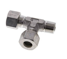 12L & R3/8'' Stainless Steel Right Angle Tee Compression Fitting with Male Threads 315 bar ISO 8434-1