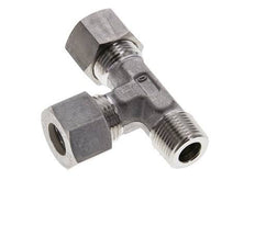 12L & R3/8'' Stainless Steel Right Angle Tee Compression Fitting with Male Threads 315 bar ISO 8434-1