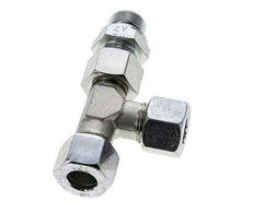 12L & G3/8'' Zink Plated Steel Right Angle Tee Cutting Fitting with Male Threads 315 bar Adjustable ISO 8434-1