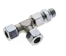 12L & G3/8'' Zink Plated Steel Right Angle Tee Cutting Fitting with Male Threads 315 bar Adjustable ISO 8434-1