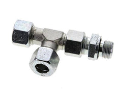 12L & G3/8'' Zink Plated Steel Right Angle Tee Cutting Fitting with Male Threads 315 bar Adjustable ISO 8434-1