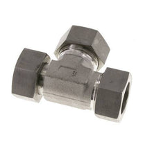 28L Edelstahl rechtwinkliges T-Schneidfitting mit Drehgelenk 160 bar einstellbar ISO 8434-1
