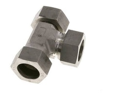 28L Edelstahl rechtwinkliges T-Schneidfitting mit Drehgelenk 160 bar einstellbar ISO 8434-1