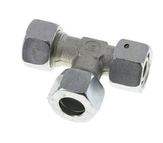 15L verzinkter Stahl rechtwinkliges T-Stück mit Drehgelenk 315 bar NBR einstellbar ISO 8434-1