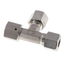 10L Edelstahl rechtwinkliges T-Schneidfitting mit Drehgelenk 315 bar FKM Einstellbar ISO 8434-1