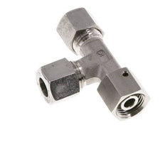 10L Edelstahl rechtwinkliges T-Schneidfitting mit Drehgelenk 315 bar FKM Einstellbar ISO 8434-1