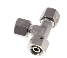 18L Edelstahl rechtwinkliges T-Schneidfitting mit Drehgelenk 315 bar FKM einstellbar ISO 8434-1