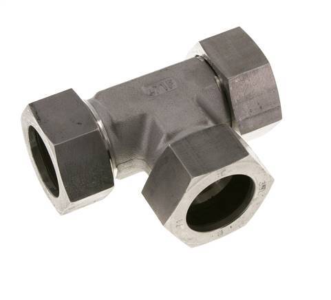 35L Edelstahl rechtwinkliges T-Schneidfitting mit Drehgelenk 160 bar FKM Einstellbar ISO 8434-1