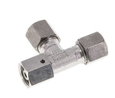 8S Stainless Steel Right Angle Tee Cutting Fitting with Swivel 630 bar FKM Adjustable ISO 8434-1