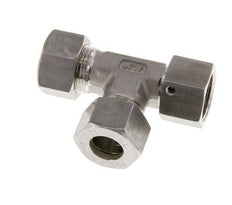 15L Edelstahl rechtwinkliges T-Kompressionsfitting mit Drehgelenk 315 bar FKM Einstellbar ISO 8434-1