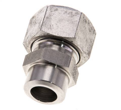 15L & 19mm Stainless Steel Straight Cutting Fitting with Welding End 315 bar ISO 8434-1