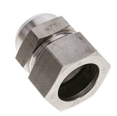 35L & 40mm Stainless Steel Straight Cutting Fitting with Welding End 160 bar ISO 8434-1