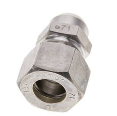 15L & 19mm Stainless Steel Straight Compression Fitting with Welding End 315 bar ISO 8434-1