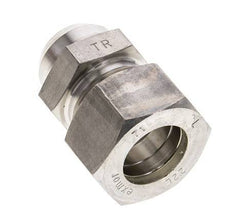 22L & 27mm Stainless Steel Straight Compression Fitting with Welding End 160 bar ISO 8434-1