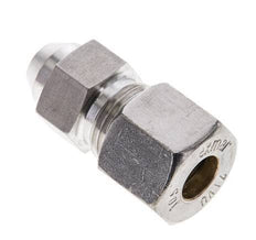 10S & 15mm Stainless Steel Straight Compression Fitting with Welding End 450 bar ISO 8434-1