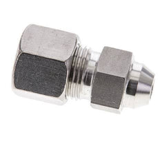 10S & 15mm Stainless Steel Straight Compression Fitting with Welding End 450 bar ISO 8434-1