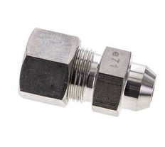 12S & 17mm Stainless Steel Straight Compression Fitting with Welding End 400 bar ISO 8434-1