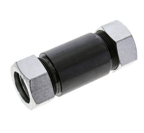 35L Phosphatised Steel Straight Welding Cutting Fitting Bulkhead 160 bar ISO 8434-1