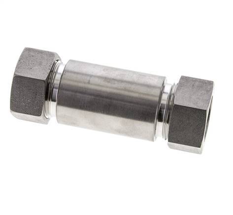 28L Stainless Steel Straight Welding Cutting Fitting Bulkhead 160 bar ISO 8434-1