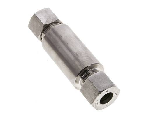 12S Stainless Steel Straight Welding Cutting Fitting Bulkhead 630 bar ISO 8434-1