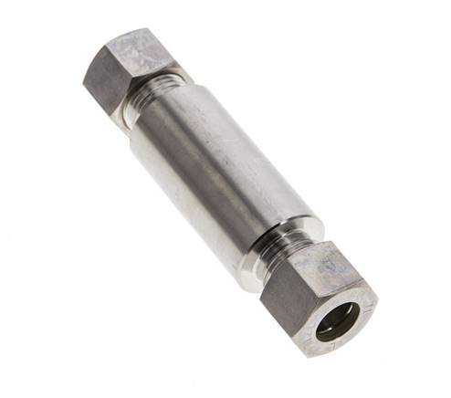 12L Stainless Steel Straight Welding Compression Fitting Bulkhead 315 bar ISO 8434-1