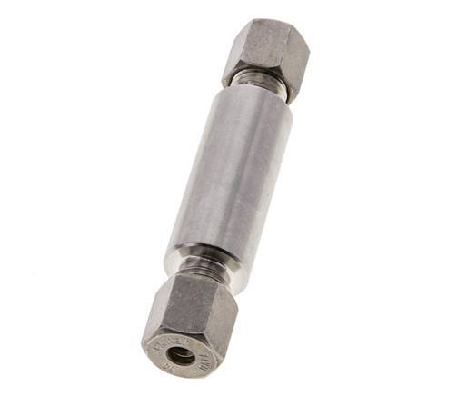 6S Stainless Steel Straight Welding Compression Fitting Bulkhead 500 bar ISO 8434-1