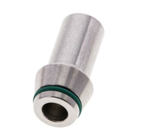 12x2.5mm Stainless Steel Straight with Welding End 630 bar FKMO-ring ISO 8434-1