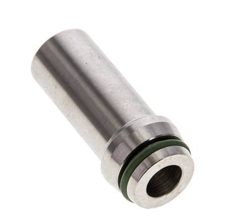 14x3mm Stainless Steel Straight with Welding End 630 bar FKMO-ring ISO 8434-1