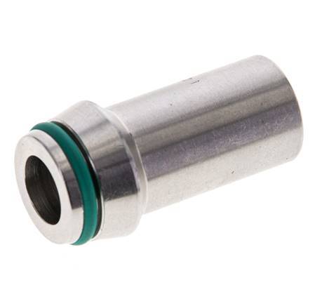 16x3mm Stainless Steel Straight with Welding End 400 bar FKMO-ring ISO 8434-1