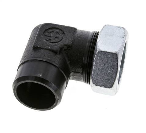 42L & 46mm Phosphatised Steel Elbow Cutting Fitting with Welding End 160 bar ISO 8434-1