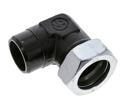 42L & 46mm Phosphatised Steel Elbow Cutting Fitting with Welding End 160 bar ISO 8434-1