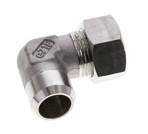 22L & 27mm Stainless Steel Elbow Cutting Fitting with Welding End 160 bar ISO 8434-1