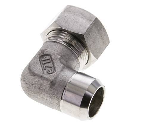 22L & 27mm Stainless Steel Elbow Cutting Fitting with Welding End 160 bar ISO 8434-1