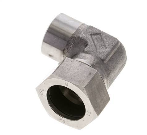 35L & 40mm Stainless Steel Elbow Cutting Fitting with Welding End 160 bar ISO 8434-1