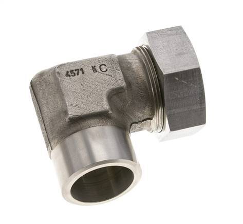 42L & 46mm Stainless Steel Elbow Cutting Fitting with Welding End 160 bar ISO 8434-1