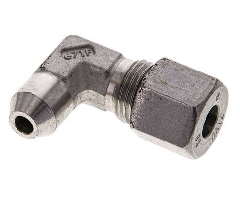 8S & 13mm Stainless Steel Elbow Cutting Fitting with Welding End 630 bar ISO 8434-1