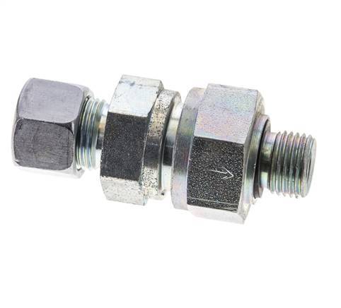 Hydraulic Check Valve Cutting Ring 12L (M18x1.5) & M16x1.5 Male Steel 1-250bar (15-3625)psi Tube-Thread ISO 8434-1
