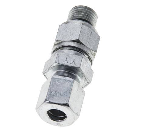 Hydraulic Check Valve Cutting Ring 8L (M14x1.5) & G1/4'' Male Steel 1-250bar (15-3625)psi Tube-Thread ISO 8434-1