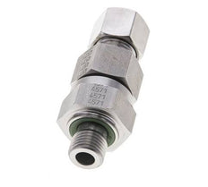 Hydraulic Check Valve Cutting Ring 10L (M16x1.5) & G1/4'' Male Stainless Steel 0.2-250bar (3-3625)psi Tube-Thread ISO 8434-1