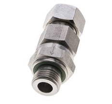 Hydraulic Check Valve Cutting Ring 15L (M22x1.5) & G1/2'' Male Stainless Steel 1-250bar (15-3625)psi Tube-Thread ISO 8434-1