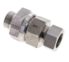 Hydraulic Check Valve Cutting Ring 28L (M36x2) & G1'' Male Stainless Steel 1-100bar (15-1450)psi Tube-Thread ISO 8434-1