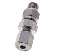 Hydraulic Check Valve Cutting Ring 6S (M14x1.5) & G1/4'' Male Stainless Steel 1-400bar (15-5800)psi Tube-Thread ISO 8434-1