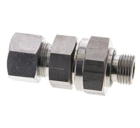 Hydraulic Check Valve Cutting Ring 16S (M24x1.5) & G1/2'' Male Stainless Steel 1-400bar (15-5800)psi Tube-Thread ISO 8434-1
