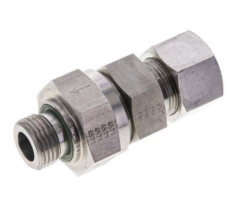 Hydraulic Check Valve Cutting Ring 16S (M24x1.5) & G1/2'' Male Stainless Steel 1-400bar (15-5800)psi Tube-Thread ISO 8434-1