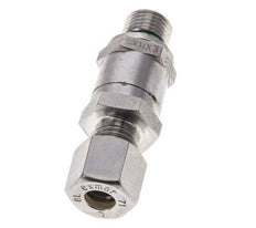 Hydraulic Check Valve Compression Ring 8L (M14x1.5) & G1/4'' Male Stainless Steel 1-250bar (15-3625)psi Tube-Thread ISO 8434-1