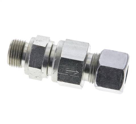 Hydraulic Check Valve Cutting Ring 12S (M20x1.5) & M18x1.5 Male Steel 1-400bar (15-5800)psi Thread-Tube ISO 8434-1